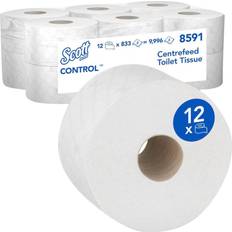 Toiletpapir på tilbud Scott Toiletpapir Kimberly-Clark Control 2-lags 204m 10,6cm Ø19,8cm hvid