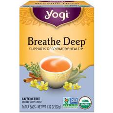 Yogi Tea Breathe Deep Herbal Caffeine Free 16 16st