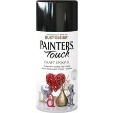 Painters Touch Black Enamel Spray Paint 150ml Black