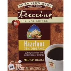 Teeccino Teeccino Roasted Herbal Tea Hazelnut Caffeine Free 10 Tea