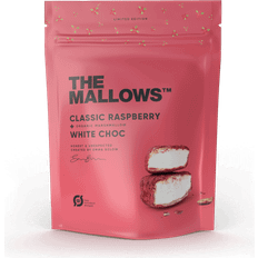 Økologiske Slik The Mallows Classic White Chocolate & Raspberry 90g