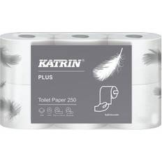 Bra miljöval Toalettpapper Katrin 104872 Plus toalett 250 toalettpapper, 3 48-pack