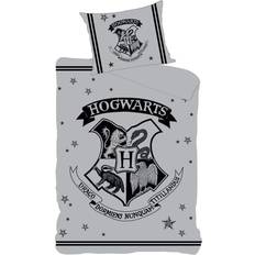 Harry Potter Tessili Harry Potter Hogwarts Duvet Copripiumino Grigio