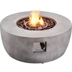 Garden & Outdoor Environment Teamson Home Outdoor Garden Concrete, Round, Propane