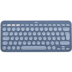 Bluetooth - Teclados Estándar Logitech K380 Bluetooth QWERTZ Alemán Azul