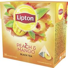 Lipton black tea Unilever Lipton Black Tea Peach Mango 20 tepåsar