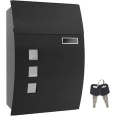 Mailbox, Wall-Mounted Lockable Post Letter Box with
