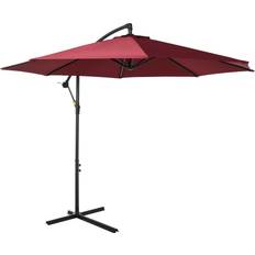 Garden & Outdoor Environment OutSunny 3 meter Cantilever Umbrella Garden Banana Parasol