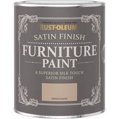 Rust-Oleum Satin Finish Paint &Ndash; Salted Caramel Holzfarbe Gelb 0.75L