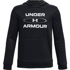 Under Armour Sweatshirt med hætte UA Fleece Graphic HD-BLK 1373539-001 Størrelse YSM