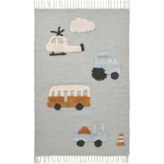 Liewood Fabrics Liewood Bent Rug Small Vehicles/Dove Blue Mix 31.5x47.2"