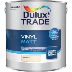 Dulux Trade Ceiling Paints Dulux Trade Vinyl Matt Magnolia Wall Paint, Ceiling Paint 2.5L