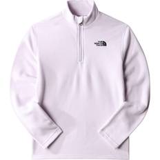 The North Face Fleecejakker Børnetøj The North Face Teens Glacier 1/4 Zip Lavender ÅR