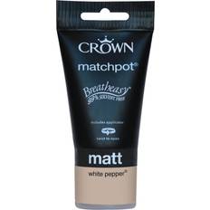 Crown White Paint Crown Walls & Ceilings Matt Emulsion Wall Paint, Ceiling Paint White 2.5L
