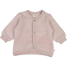 Wheat 86 Neuletakit Wheat Wool Cardigan - Pink