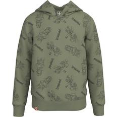 Lego Wear Hoodies Lego Wear Ninjago Hættetøje Light Olive (140) Hættetrøje