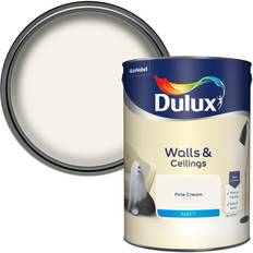 Dulux Matt Wall Paint Fine Cream 5L