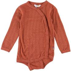 Joha Wool/Silk Bodysuit - Orange