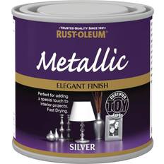 Paint Rust-Oleum 250ml Metallic Toy-Safe Paint Wood Paint Silver 0.25L