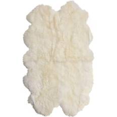 Pattern Yes/No Sheepskin Natures Collection Fibre Auskin Sheepskin Quarto Pelt Rug White