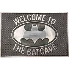 Pattern Yes/No Entrance Mats DC Comics Official Batcave Silver