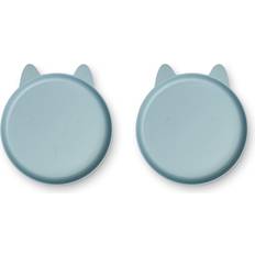 Polyester Tallrikar & Skålar Liewood Plate Mae 2-pack Rabbit