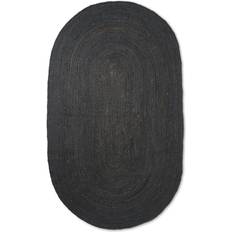 Jute rug Ferm Living Eternal Oval Jute Rug Sort