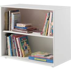 Vipack Librería Pino 2 Niveles Madera Blanco