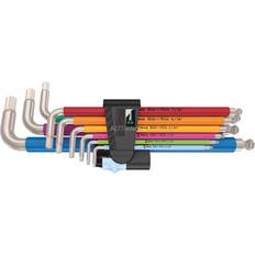 3950 9 Wera 3950/9 Hex-Plus Multicolour Imperial key set 9-piece Sechskant-Schraubendreher