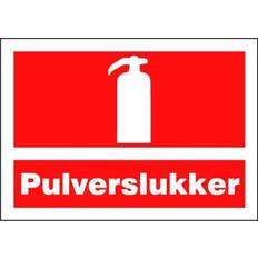 Pulverslukker Ox-On Pulverslukker skilt