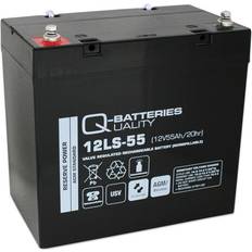Batteri 12v 55ah Q-Batteries 12LS-55 12V 55Ah Battery