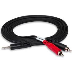 Hosa CMR-210 Stereo Breakout Cable 3.5mm TRS RCA