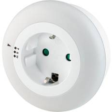 Skumringsrelæ lamper Airam Nattlampa Florida 9 Led, 3 färger + skymningsrelä Natlampe