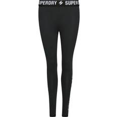 Superdry Leggings Code Elastic - Black/White