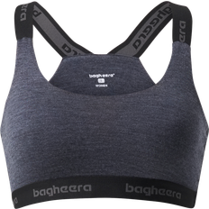Bagheera Merino Sports Bra - Dark Grey