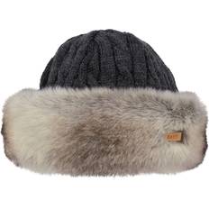 Donna - Marrone Cappelli Barts Berretto Cable Knit Faux Fur - Nero