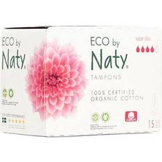 Naty Eco Tamponger - Super Plus, 15 tamponger. Växt, vegan