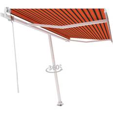 Bruna Terassmarkiser Be Basic markis automatisk 450x300 orange/brun - Orange