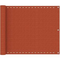 Parvekesuojaukset vidaXL Parvekkeen Suoja Oranssi 75x400 cm HDPE