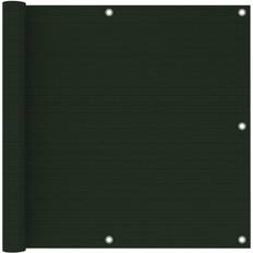 Balcony Protection vidaXL Balcony Screen Dark HDPE Garden Sun