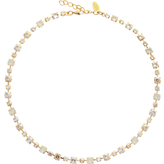 Caroline Svedbom Blank Halsband Caroline Svedbom Calanthe Necklace - Gold/Transparent