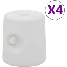 vidaXL pavillonvægte 4 stk. PE hvid