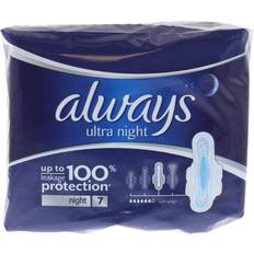 Always Bindor Always Ultra Night Sanitary Pads 7 pcs.