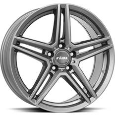 Bilfälgar Rial Metal Grey 7,5x17 5/112 ET40 Ã66,6 R14 M1