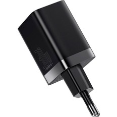 Baseus Super Si Pro USB-C USB-A 30W vægoplader Sort