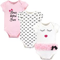 Beige Bodysuits Children's Clothing Little Treasure 3-Pack Bows Before Bros Bodysuits