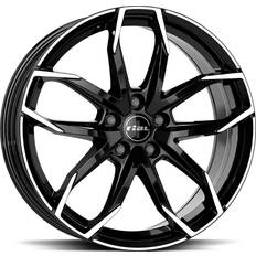 Rial Lucca diamant-schwarz frontpoliert 7.5x17 5/114.30 ET37