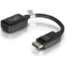 C2G 54322 DisplayPort Male to HDMI Female Adapter 8 Inches