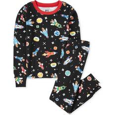 The Children's Place Boy's Glow Space Snug Fit Cotton Pajamas - New Navy (3032955)