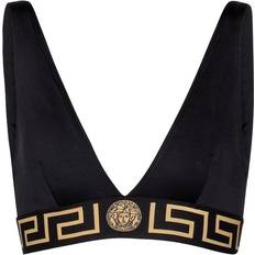 Elastane/Lycra/Spandex Bikinis Versace Triangle Bikini Top